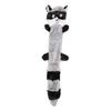 Dog Squeaky Raccoon Toys Bite Resistant Safe Plush Dog Teething Toys for Pet Supplies Gray