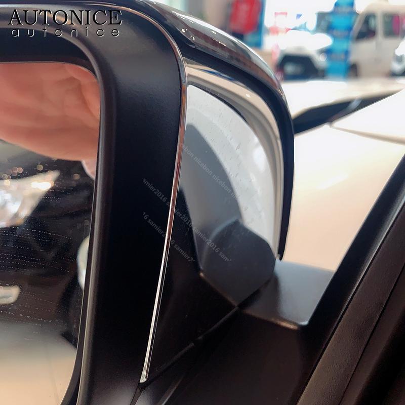 2pc Carbon Fiber Color Rear View Side Mirror Turn Signal Trim for Ford Ranger Everest Endeavour 2015 2016 2017 2018