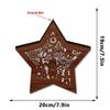 MZ1227-1248 Светящийся светодиодный деревянный елочный украшение: Креативное ночное освещение для декора