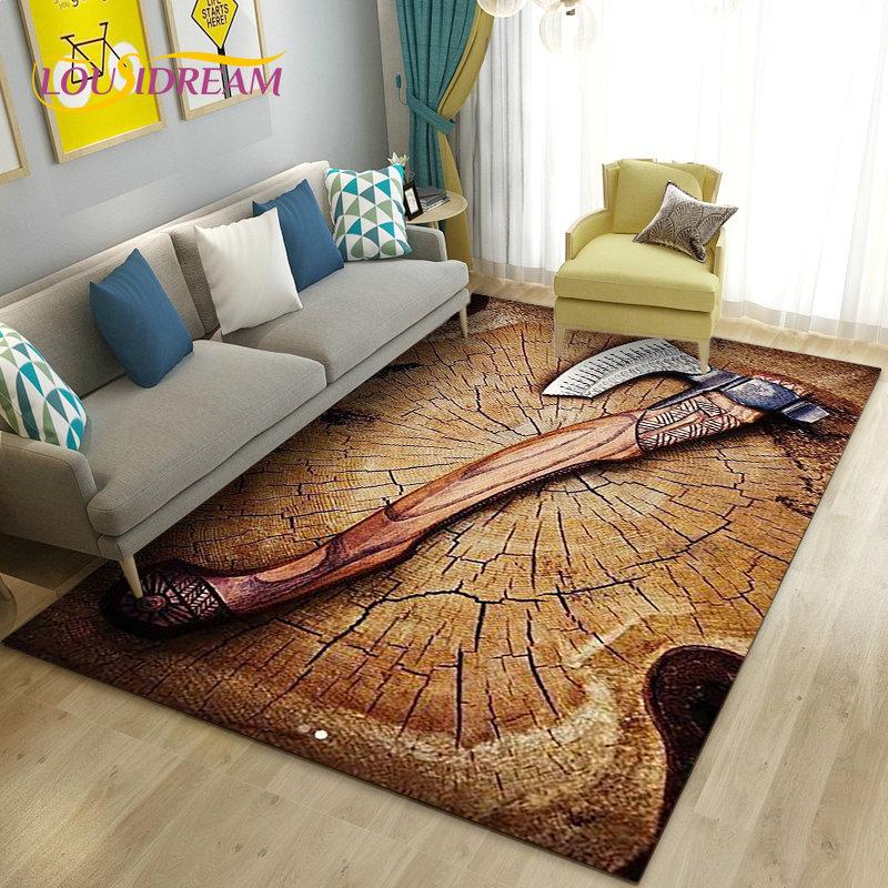 Коврик «Викинги», скандинавская мифология, Один Фенри, ковер, ковер для гостиной, спальни, дивана, коврик, декор, нескользящий напольный коврик для детских игр