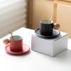 Ceramic Coffee Cup And Saucer Set Ceramic Cup Water Cup Household Simple High Value Cup Style