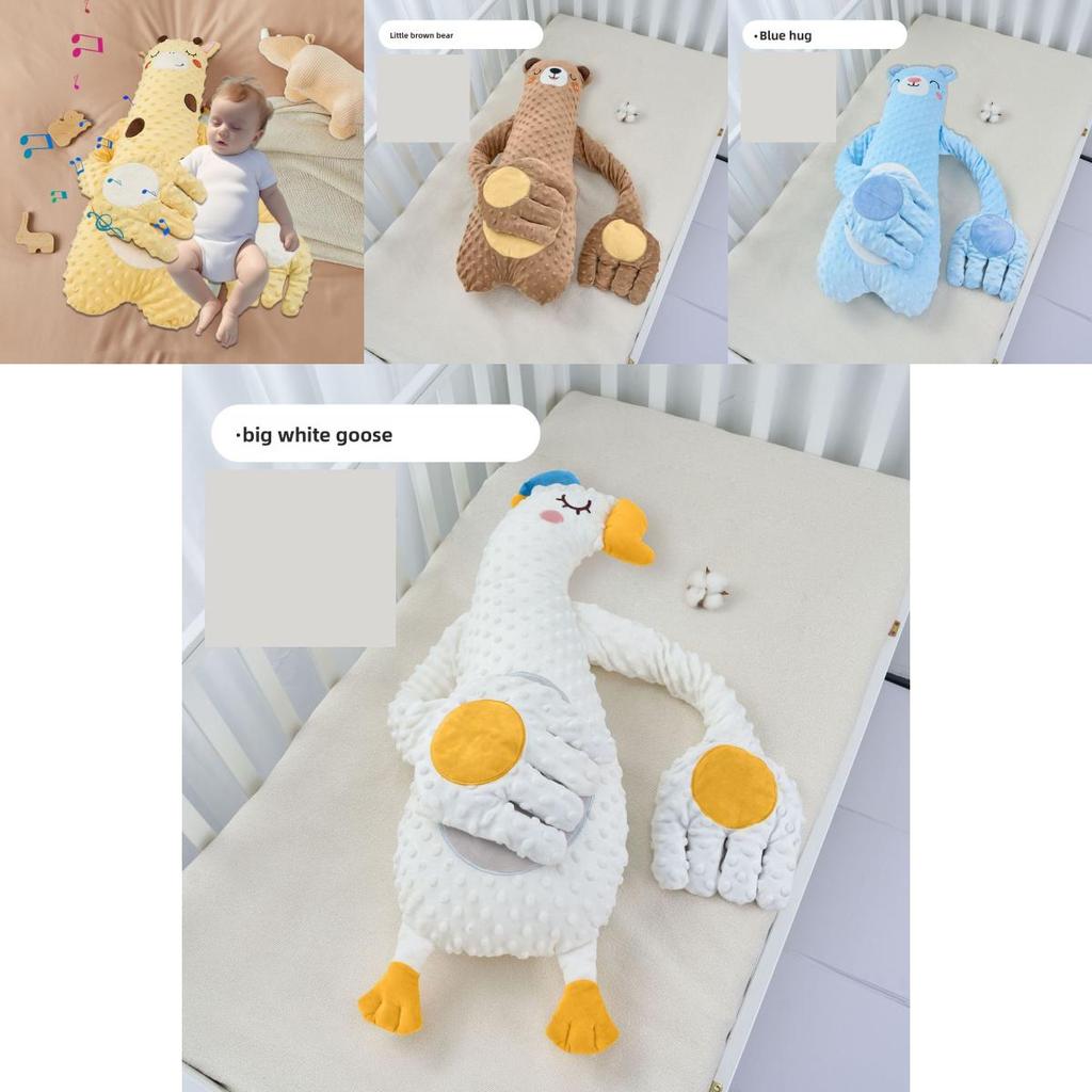 Мультяшная подушка-плюш для детей с функциями похлопывания и музыки для возраста от одного до трех лет