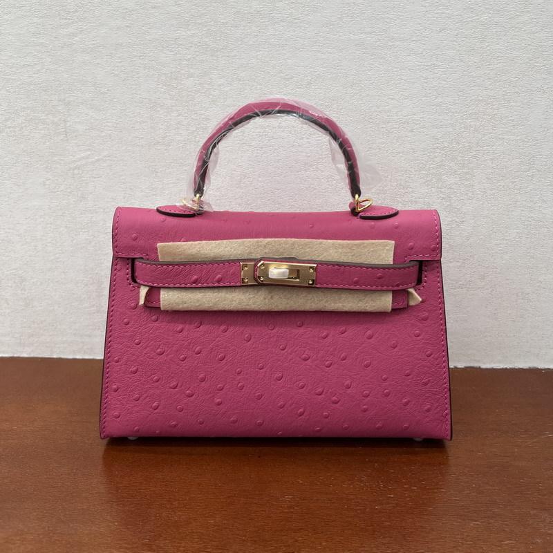 2026 Новая женская кожаная сумка первый слой рисунок страуса коровья кожа первое и второе поколение портативная на одно плечо через плечо женская сумка