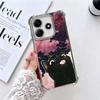 Кот Милый Котенок Мультяшный Покрытие Чехол для Телефона Для Xiaomi Redmi Note 14 15 Pro Plus 13 12 11 11S 11T 10 9S 9 5G Защита от Падения Airbag Co