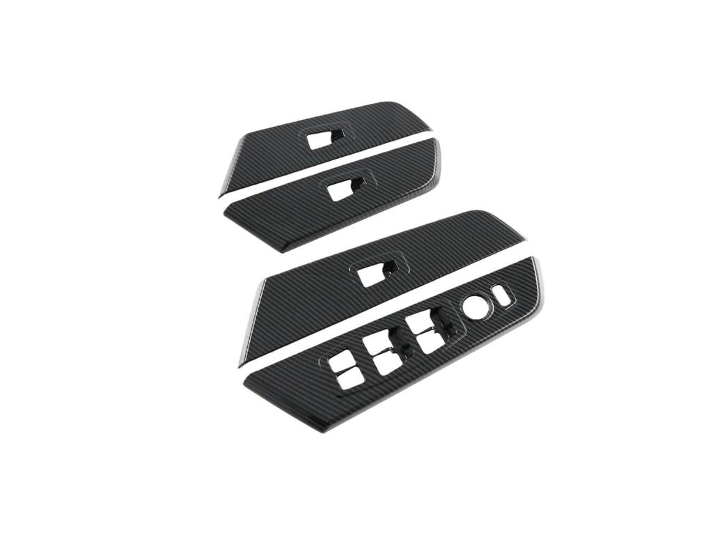 Наклейки на панель переключения передач, вентиляционное отверстие и стеклоподъемники для SsangYong TORRES