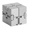 Игрушка Fidget Infinity Cube, металлические гаджеты Infinity Cube из алюминиевого сплава, игрушки для взрослых, Magic Cube для снятия стресса и тревоги