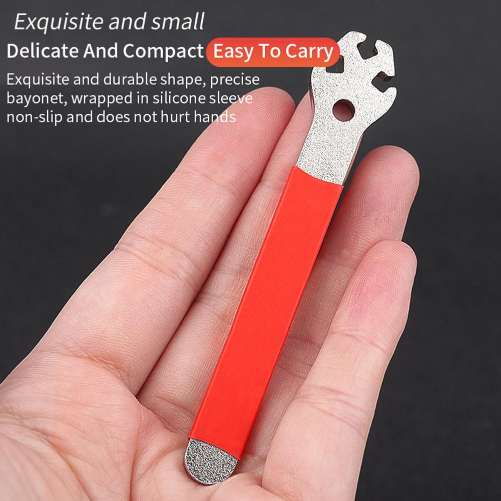3.23/3.3/3.45mm Bicycle Spokes Wrench Lengthened Design Mountain Bike Wheel Rim Spanner Bike Repair Tool