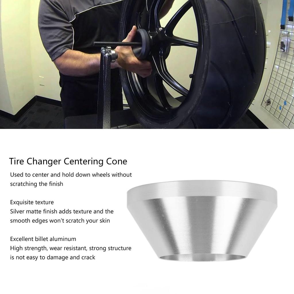 Центрирующий конус для шиномонтажного станка, прижимной конус для балансировки колес, ручной, высокая точность, гладкий