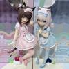 NEKOPARA 18см Аниме Фигурка Кошки-Горничной - Шоколад Ваниль Милая ПВХ Коллекционная Статичная Кукла Красивая Модель в Стиле Кошки для Детей
