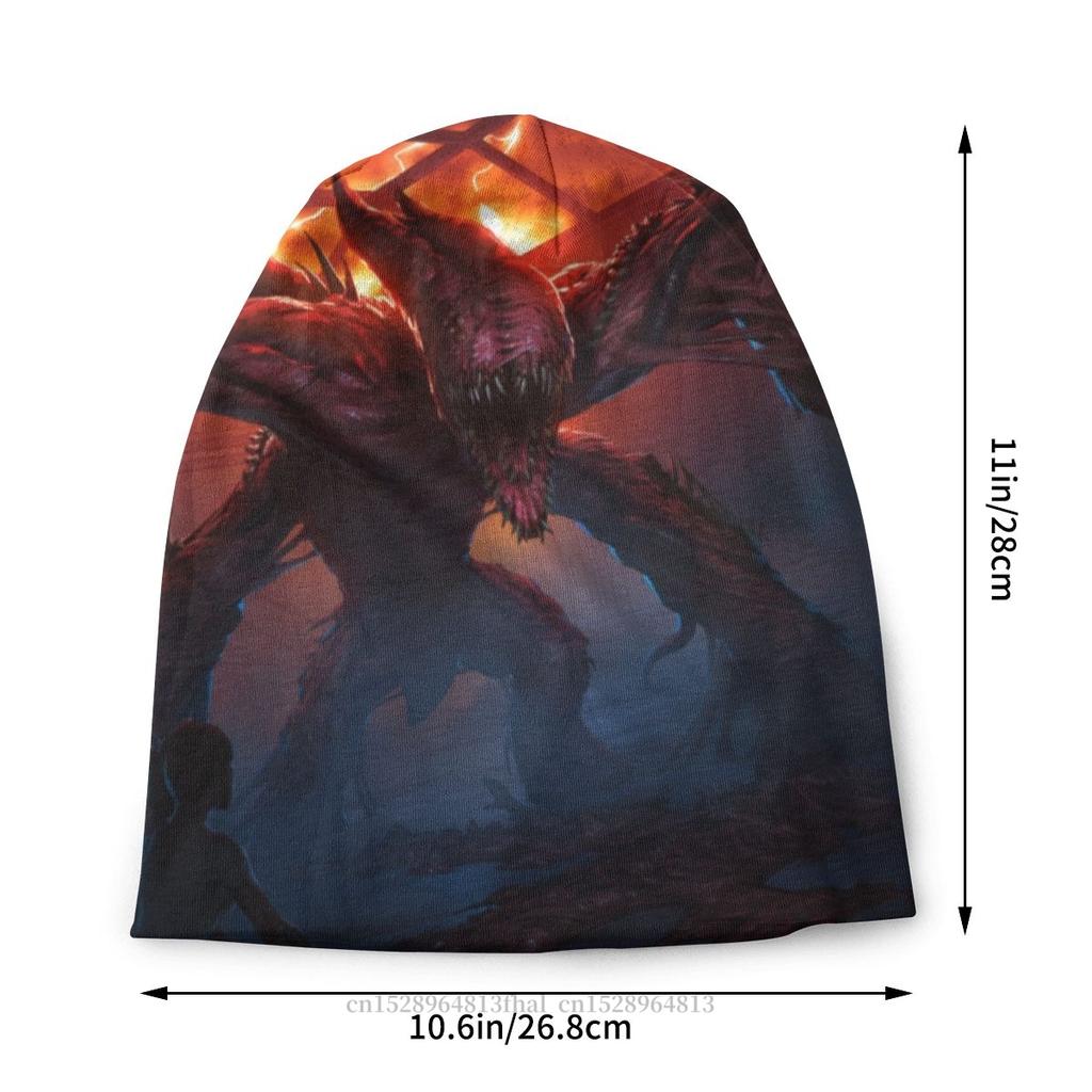 Шапки-капюшоны «Очень странные дела», женская тонкая шляпа унисекс, теплая шапка Monster на осень и весну, уличные шапочки Skullies, шапки