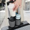 1PC Luggage Travel Cup Holder Oxford Cloth Free Hand Luggage Drink Bag Portable Travel Cup Storage Bag Fits All Suitcase Handles