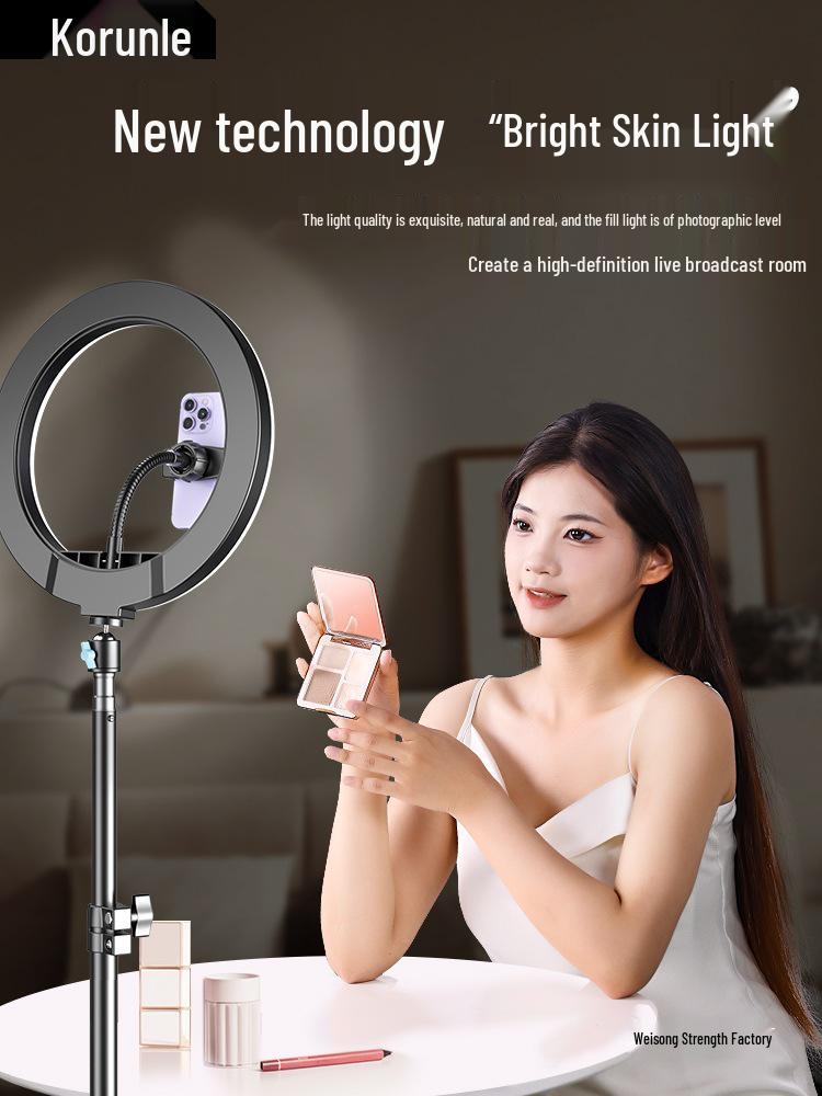 2025 Mobile Phone Selfie Light: Live Stream & Desktop Beauty Lighting