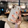 Роскошный чехол для телефона с сердечком для iPhone 14 13 12 11 Pro X XR XS Max Mini 7 8 Plus SE, браслет-цепочка, мягкий силиконовый чехол
