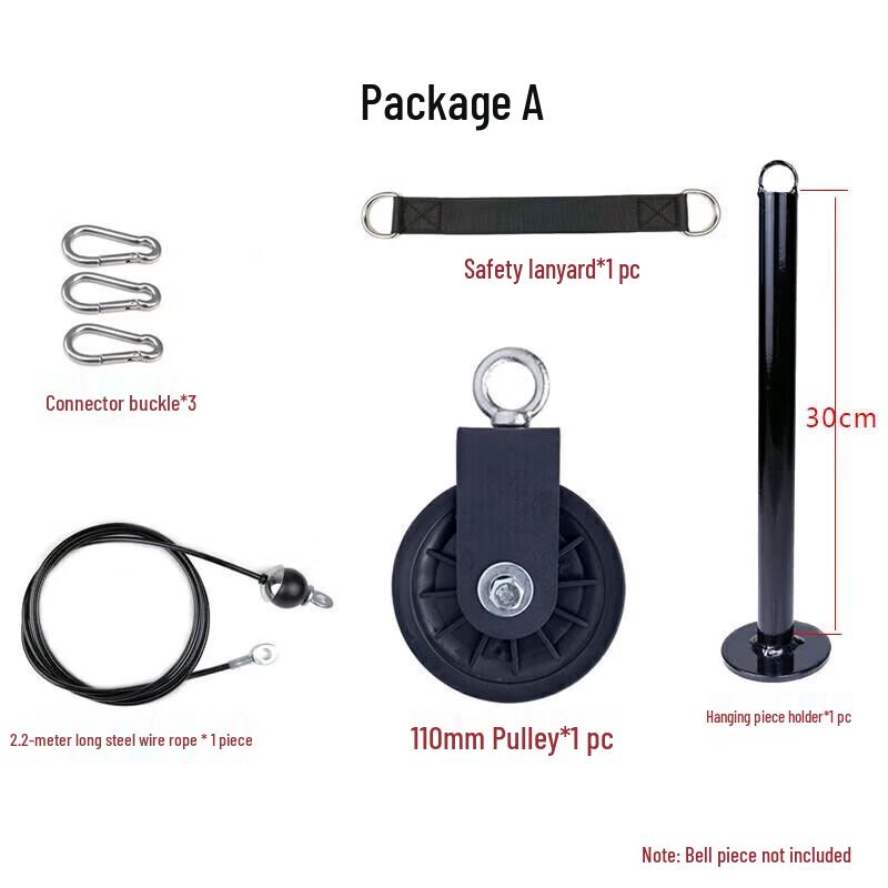 DIY Lat Pulldown Machine Steel Cable & Pulley Kit