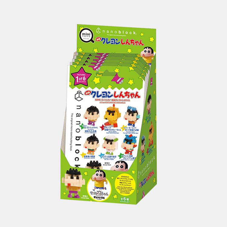 Nanoblock Mini Crayon Shin-chan Theatrical Version (6 Pieces), Korean Popular Bandai