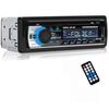 Eaglerich Car Radio Bluetooth Car Audio Stereo Player with Remote Control 1 Din 12V [76-108MHz FM Radio Supported In Japan] [Japanese Instruction