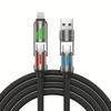 100 Вт сверхбыстрая зарядка 4 в 1 функциональный USB Type C жидкий силиконовый алюминиевый сплав кабель для передачи данных