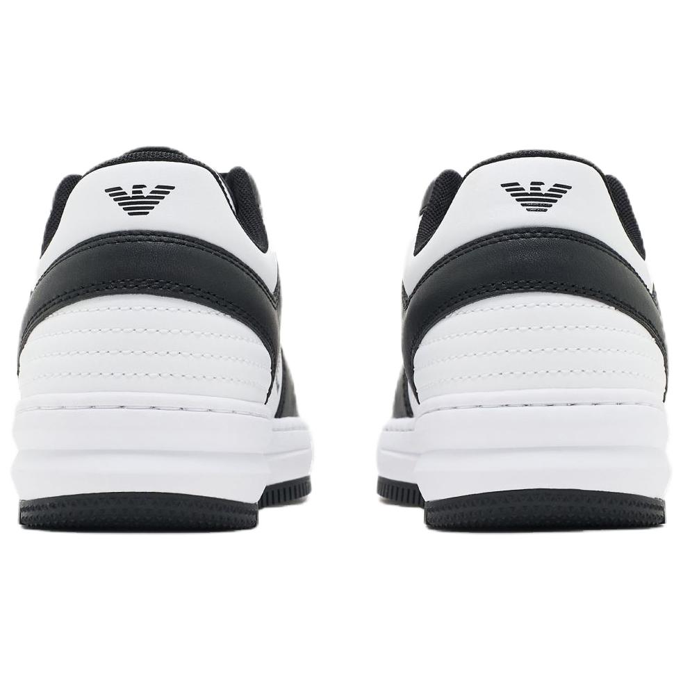 Emporio Armani EA7 Slasher Кроссовки на шнуровке Color Block с низкой посадкой 3,4 см Унисекс Черный Белый 7X000345AF11988MC001