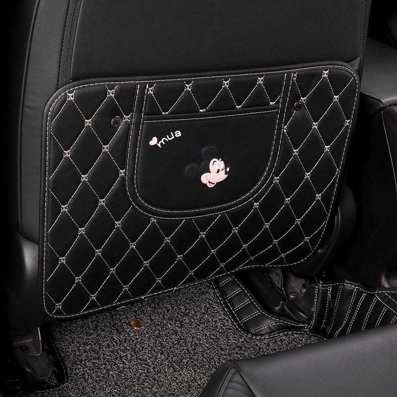 Защитник спинки детского автокресла: Креативная мультяшная защита от пинков и царапин