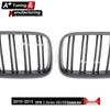 Матовая черная решетка радиатора с двойной полосой для BMW 3 серии E92/E93 (2010-2013)