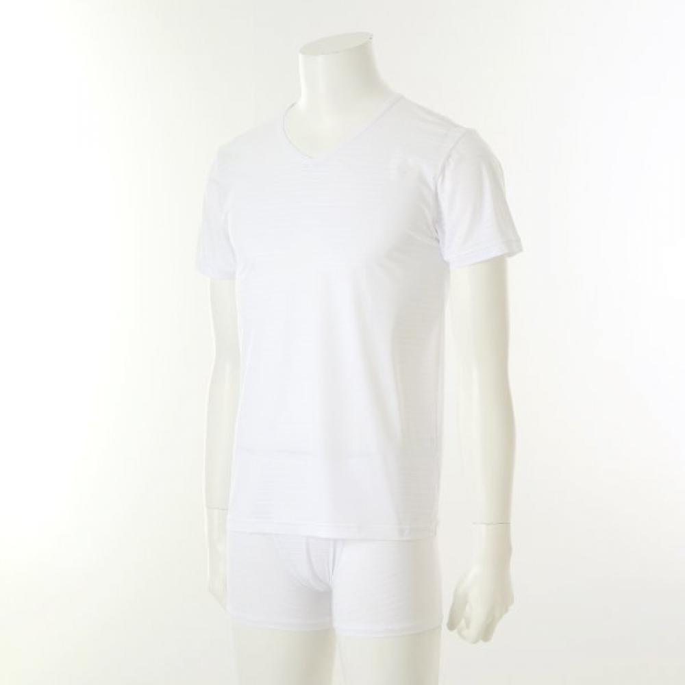 VenuS Men S Functional Nylon Spandex Stripe 3 4 running[vmvS068a]