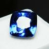 Natural Blue Tanzanite Loose Gemstone 8.60 ct Square Cushion Cut for Jewelry Making and Crafts