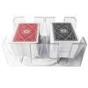 YH Poker Rotating Canister Playing Card Tray 6-Deck
