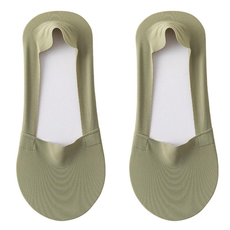 5 пар женских летних тонких хлопковых носков Ice Silk Cool Shallow Mouth Invisible Socks