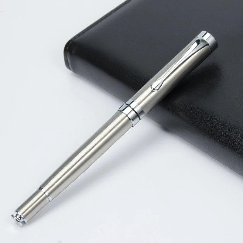 Luxury Brand Roller Ballpoint Pen Metal Office School Supplies Gold Rollerball Stationery