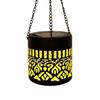 Solar Chandelier Iron Hollow Pattern Outdoor Solar Light