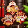 Traditional 2025 New Year Lucky Sticker Chinese Lunar Door Couplet Ornaments Celebration Party