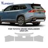 For Toyota Grand Highlander 2024 2025 Anti Scratch Protective Film TPU Body Sticker Paint Protection PPF Transparent