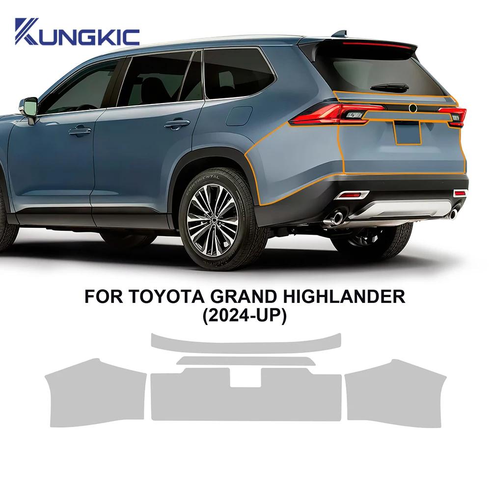 For Toyota Grand Highlander 2024 2025 Anti Scratch Protective Film TPU Body Sticker Paint Protection PPF Transparent