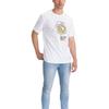 Converse T Shirts Men's White Crew Neck Moderate 10022209-A01