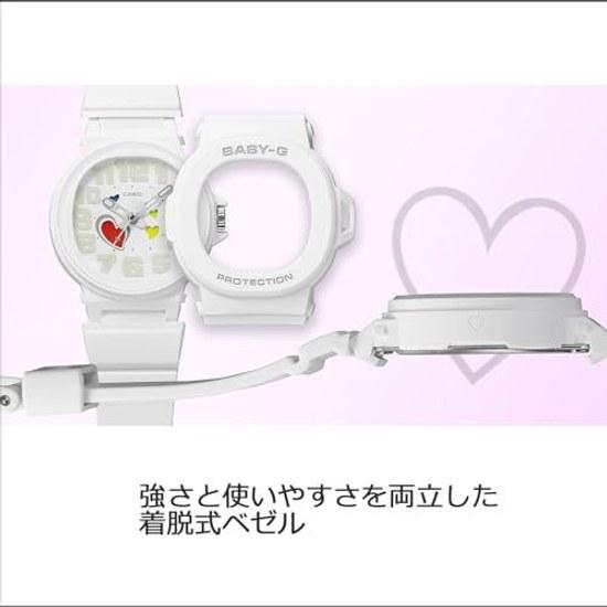 Женские наручные часы Casio Baby-G Серия Playful Hearts BGA-10-7AJF Белые