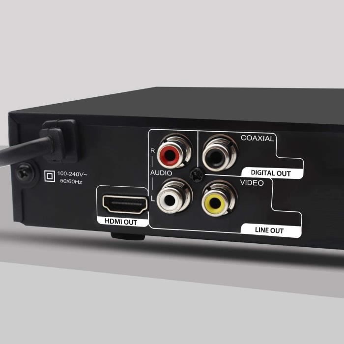 DVD-плеер - LONPOO - LP-099 - HDMI/RCA - Мультирегиональный - Масштабирование до 1080P