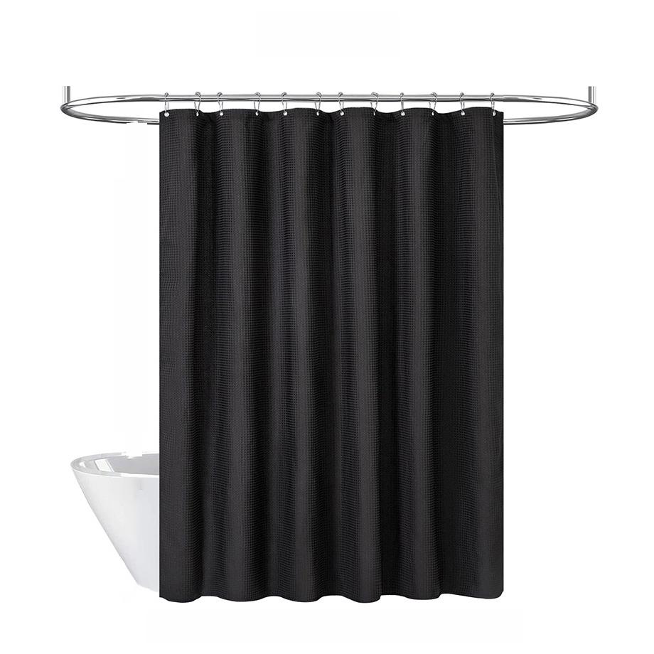 3D утолщенный водонепроницаемый ремень с железным крючком для ванной комнаты, устойчивый к плесени, тканевая перегородка, занавеска для душа