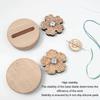 Brown Thread Cutter Beech Wood Sewing Tools Durable Yarn Cutting Tool  For Quilting