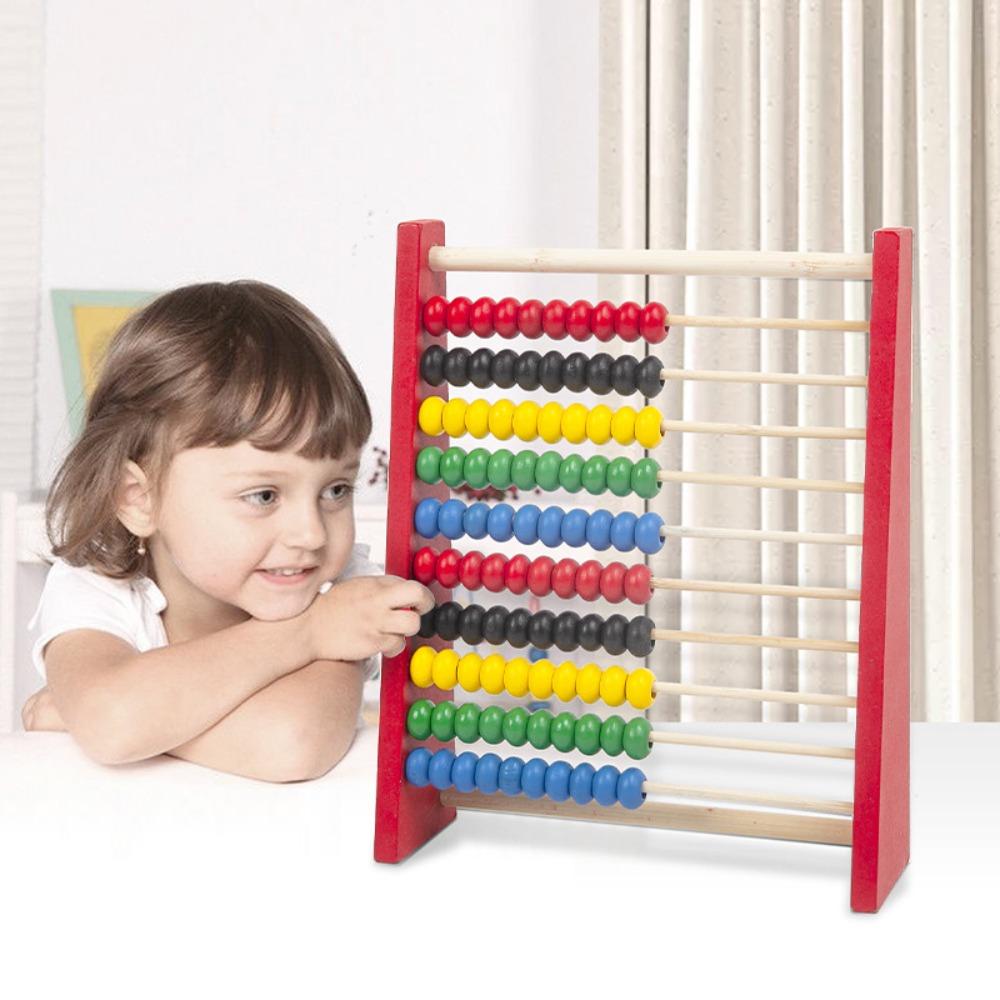 Hobbies Preschool Learning Toy Wooden Abacus Calculation Bead Intelligence Development Counting