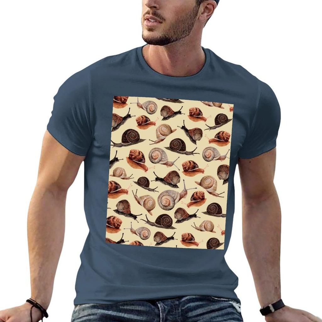 A Slew of Snails TShirt Casual Soft Cotton Short Sleeve Tee