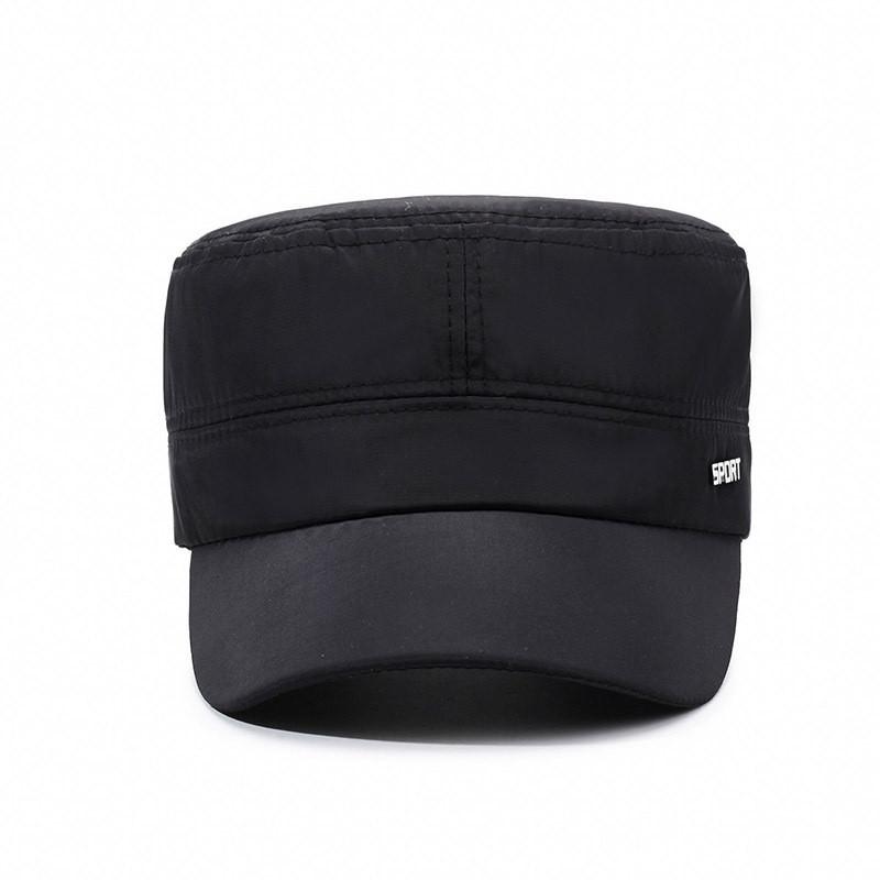 Fashionable Outdoor Sun Hat With Solid Color And Letter Print Design For Spring And Autumn Activities