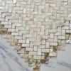 Shell Mosaic Tile Natural White Mother of Pearl Wall Backsplash Bathroom Tiles Fish Scale Sheet Kitchen 917