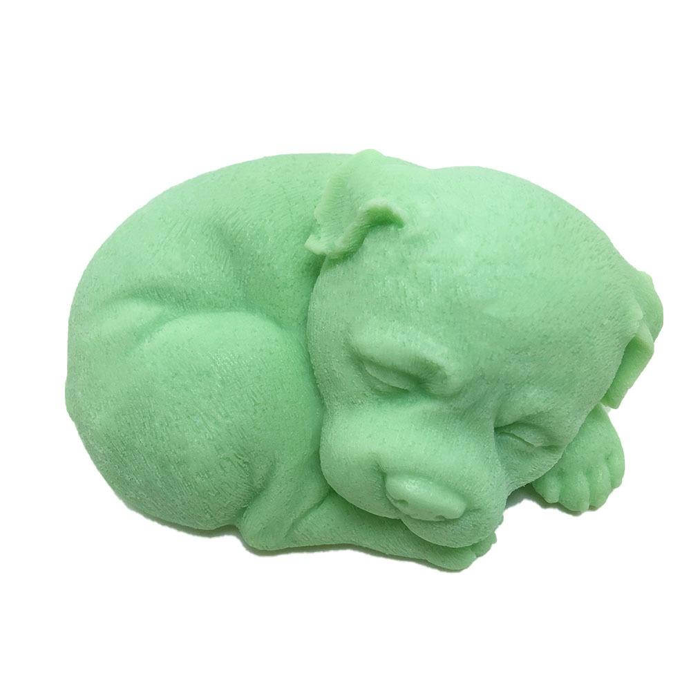 DIY Cute Kitten Silicone Soap Mold 3D Pig Dog Animal Crafts Resin Gypsum Soap Baking Chocolate Mousse Cake Decoration Tool