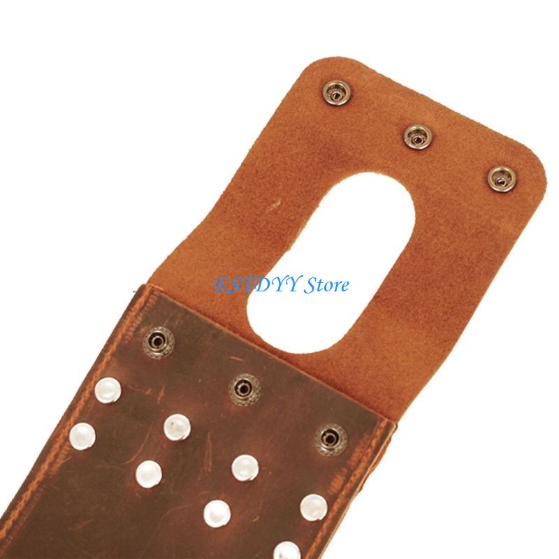 G6DE Stylish for Arrow Holder Quiver Hip Quiver for Arrow Cowhide H 5