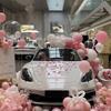 Car Showroom Balloon Chain Decoration for New Car Delivery Ceremony