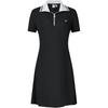 New FILA Short-Sleeved Dresses Women's Dark Flow Black A11W423304F-BK