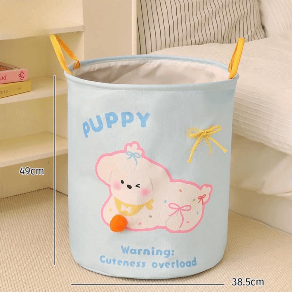 Foldable Toys Storage Basket Large Capacity Dirty Clothes Organizer Cute Laundry Basket  Household