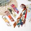 Long Slender Scarf Double-Sided Streamer Handbag Handle Ribbon Hair Band  Neckwear/Wrist/Waistband