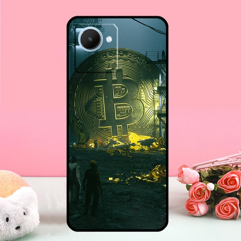 Bitcoin BTC For Realme 15 13 10 11 12 14 Pro Plus C55 C71 C75 C67 C63 C61 C53 C35 C65 GT6 GT7 Pro Case