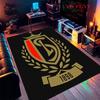 STD Liège logo Carpet Rug for Living Room Bedroom Home Sofa Decoration,Kids play Nonslip Floor Mat